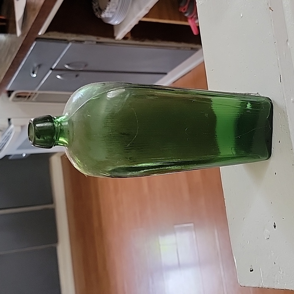 Old alcohol bottle